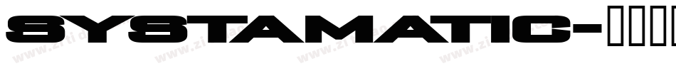 Systamatic字体转换