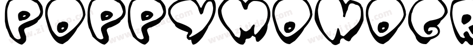 PoppyMonogramPersonalUse-VGVdz字体转换 PoppyMonogramPersonalUse-VGVdz字体转换