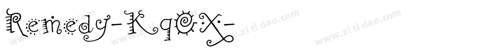 Remedy-KqOX字体转换
