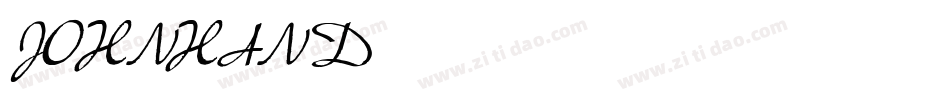 JOHNHAND字体转换