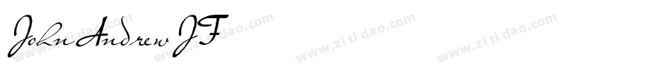 JohnAndrewJF字体转换