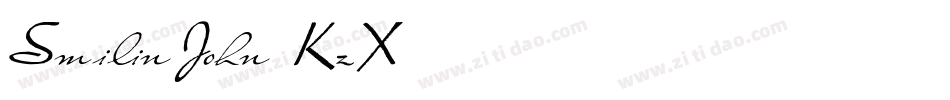 SmilinJohn-KzX字体转换