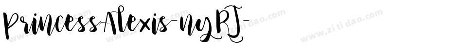 PrincessAlexis-nyRJ字体转换