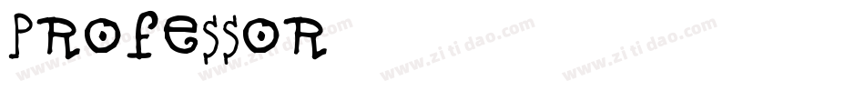 Professor字体转换