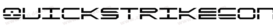 QuickstrikeCondensed-nz0V字体转换