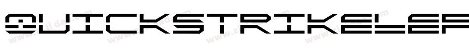 QuickstrikeLeftalic-YZ2q字体转换