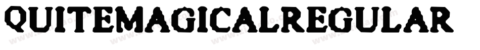QuiteMagicalRegular-8VA2字体转换