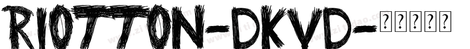 RiotTon-DKVd字体转换