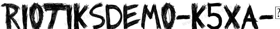 RiotiksDemo-K5xA字体转换