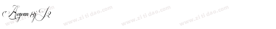 Aegean-8jJ2字体转换
