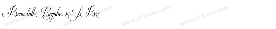 BeanstalkRegular-8JB2字体转换