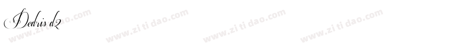 Dedris-d2转换器字体转换