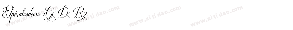 Elpiratosdemo-1GDR2字体转换
