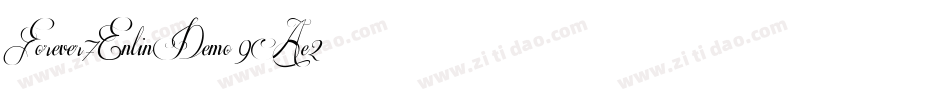 Forever7EntinDemo-9Ae2字体转换