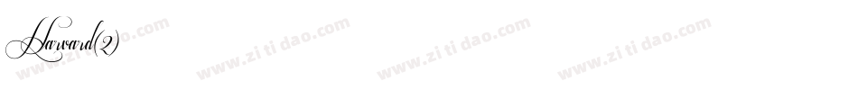 Harvard(2)字体转换