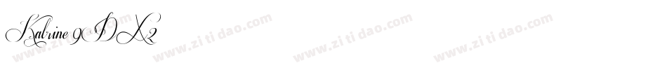 Katrine-9DX2字体转换