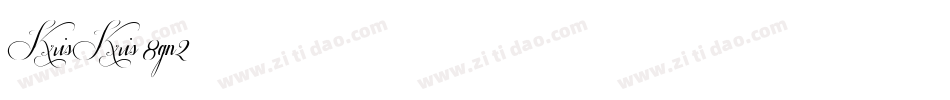 KrisKris-8gn2字体转换