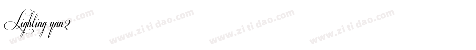 Lighting-yan2字体转换