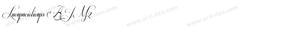 Lucapaciolicaps-AJM2字体转换