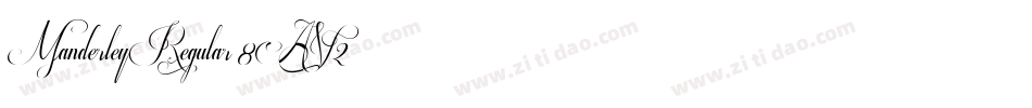 ManderleyRegular-8AV2字体转换