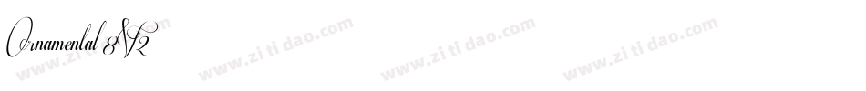 Ornamental-8V2字体转换