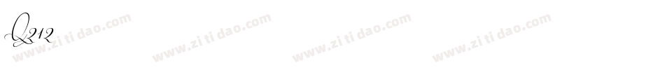 Q212字体转换