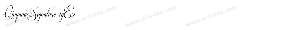 QinyanaSignature-1gE2字体转换