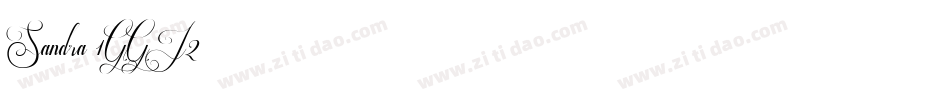 Sandra-1GGJ2字体转换