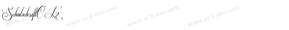 SchulschriftC-L2字体转换