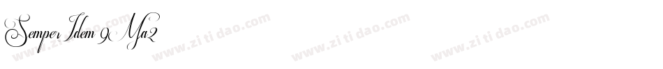 SemperIdem-9Ma2字体转换