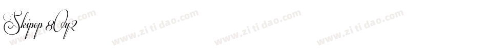 Skipop-8Oy2字体转换