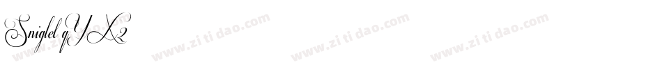 Sniglet-qYX2字体转换