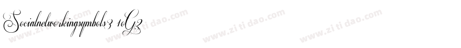 Socialnetworkingsymbols3-1oG2字体转换