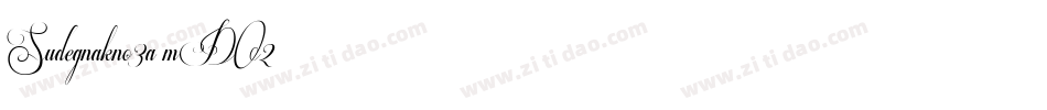 Sudegnakno3a-mDO2字体转换