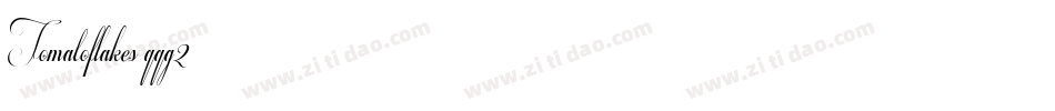 Tomatoflakes-qqg2字体转换