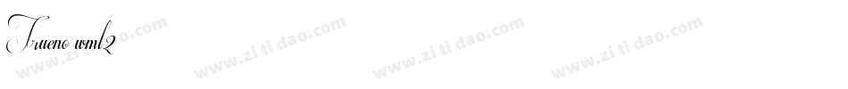 Trueno-wml2字体转换