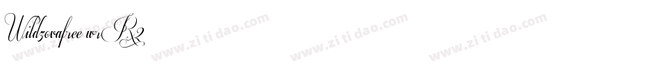 Wildzovafree-wrR2字体转换