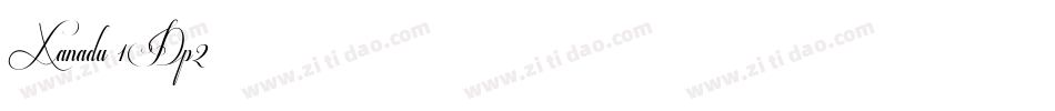 Xanadu-1Dp2字体转换