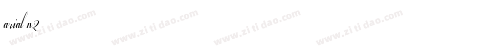 arial_n2字体转换