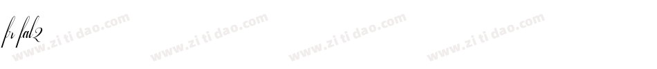 fr-fal2字体转换