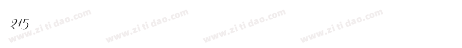 字魂215字体转换