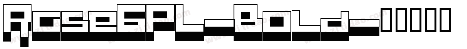 RaseGPL-Bold字体转换