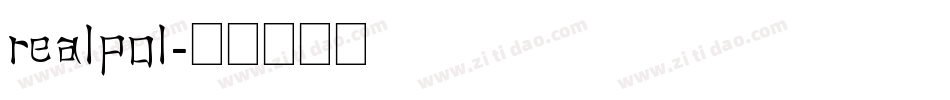 realpol字体转换