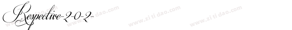 Respective-2-0-2字体转换