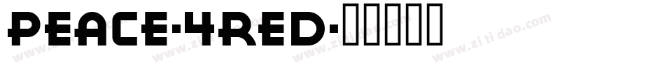 Peace-4ReD字体转换