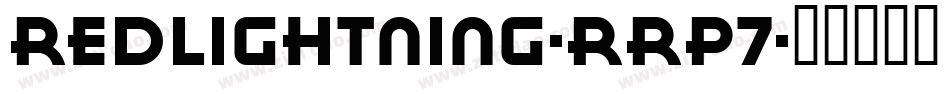RedLightning-rrp7字体转换