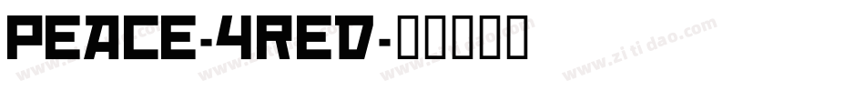 Peace-4ReD字体转换