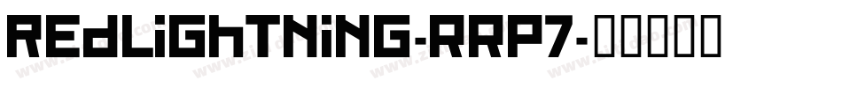 RedLightning-rrp7字体转换