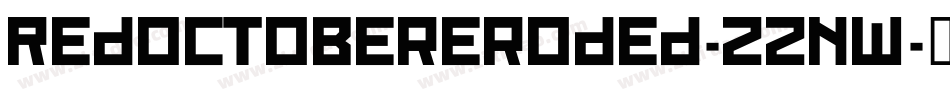 RedOctoberEroded-zznw字体转换