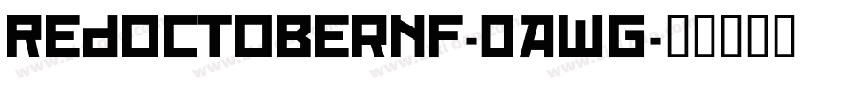 RedOctoberNf-0awG字体转换